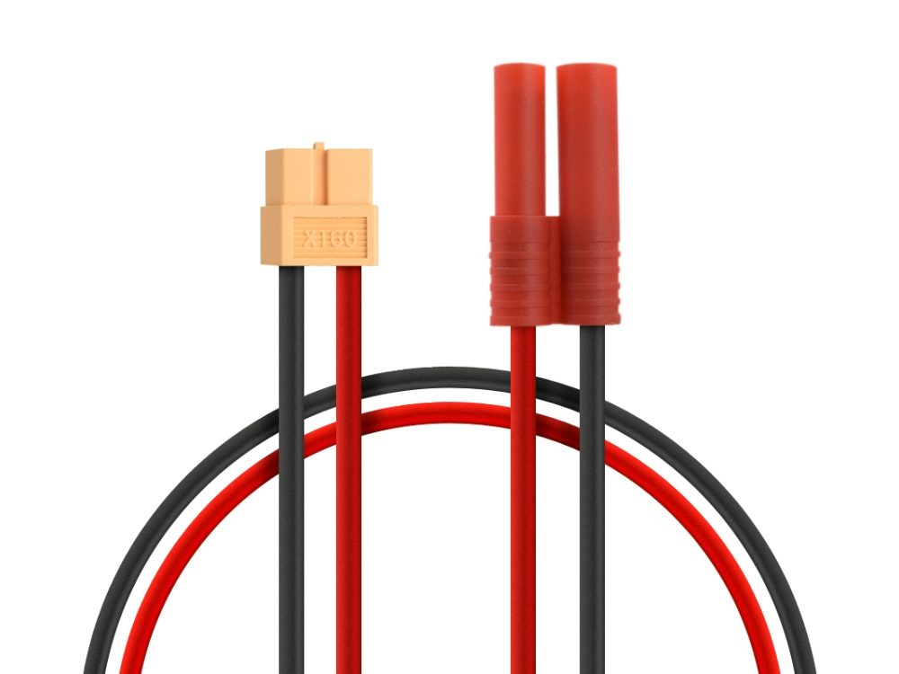 Ladekabel XT60 zu G4mm mit Plastik Gehäuse | # KAV36.661