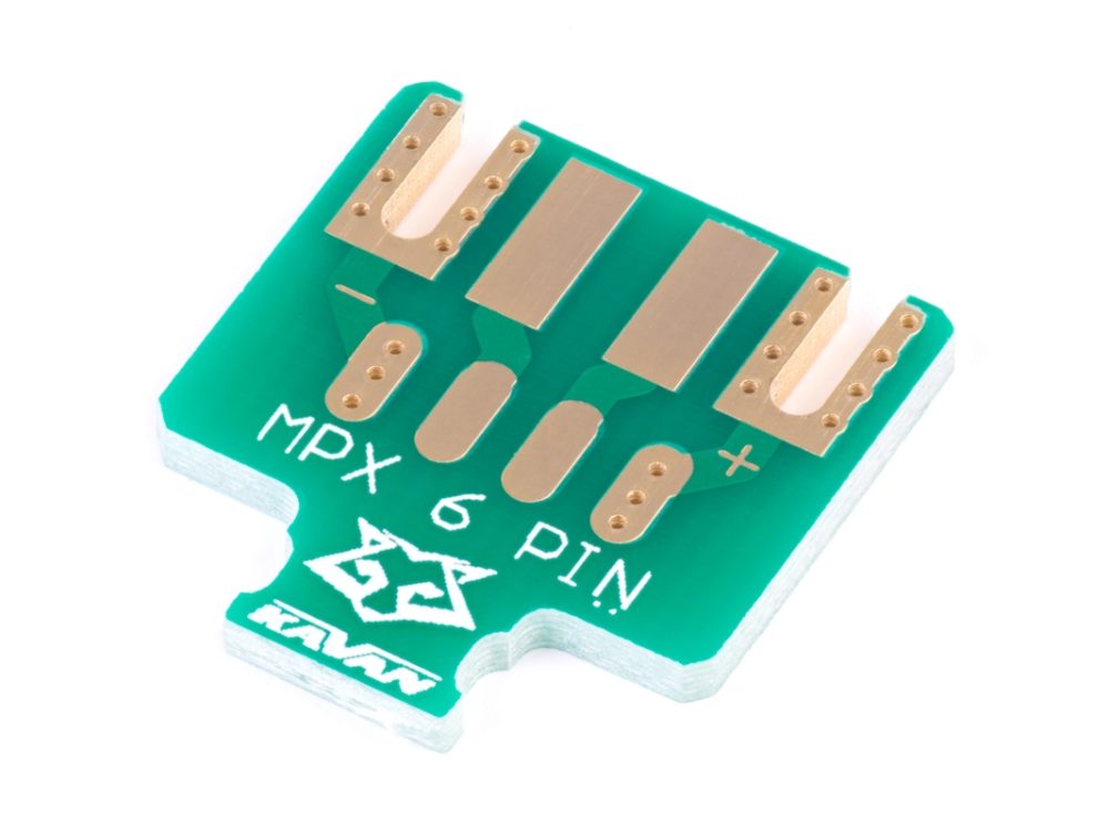 Lötplatte MPX 6pin Stecker 6Stück | # KAV36.901/6