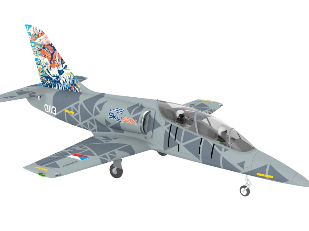 KAVAN L-39 Skyfox 1088mm ARF - grau | # KAV02.8095