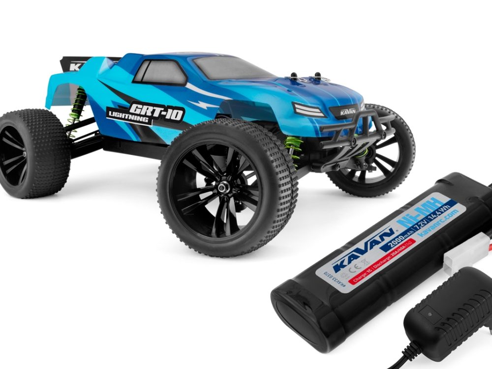 KAVAN GRT-10 Lightning 2.4 GHz 4WD Truggy 1:10 - blau - RTR | # KAV06.GRT10LB-RTR