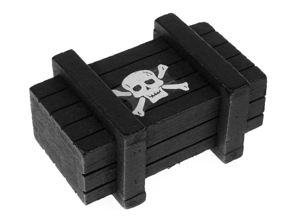 1/10 RC Crawler Wooden Box Black | # KAV52.1.217