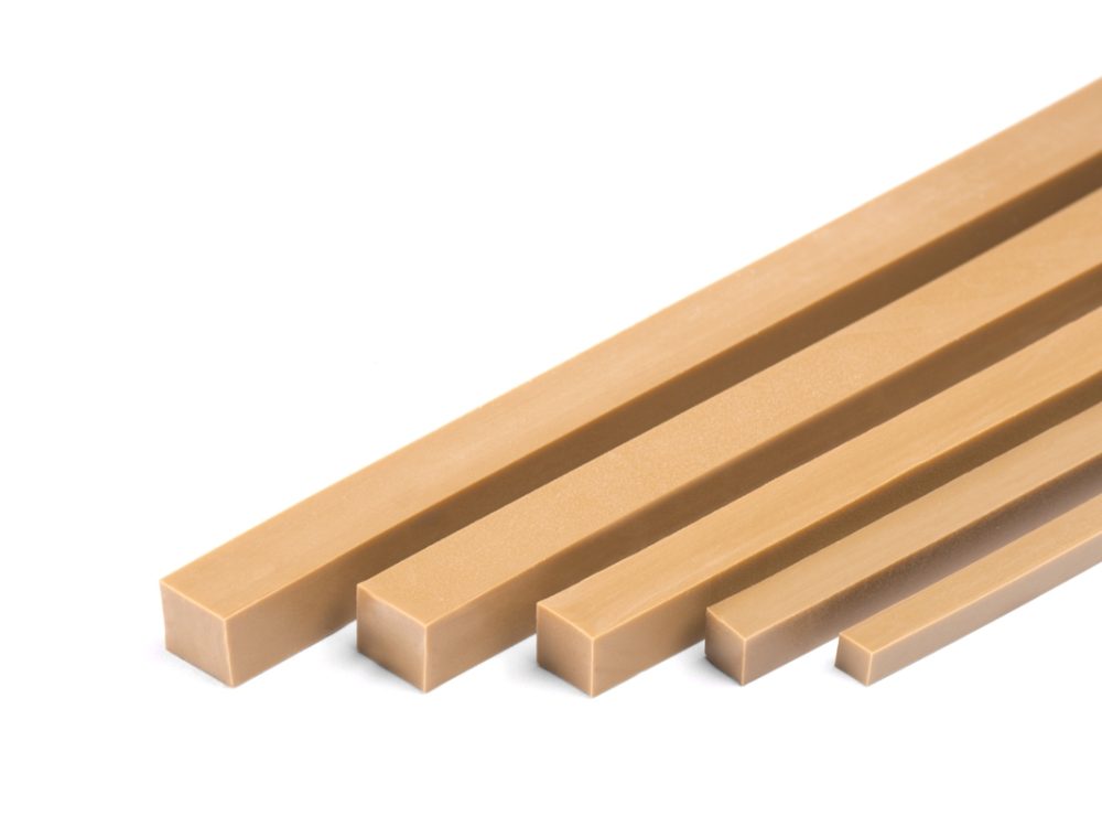 Gummi 3x3 kantig (Bund 10m) | # KAV50.205400