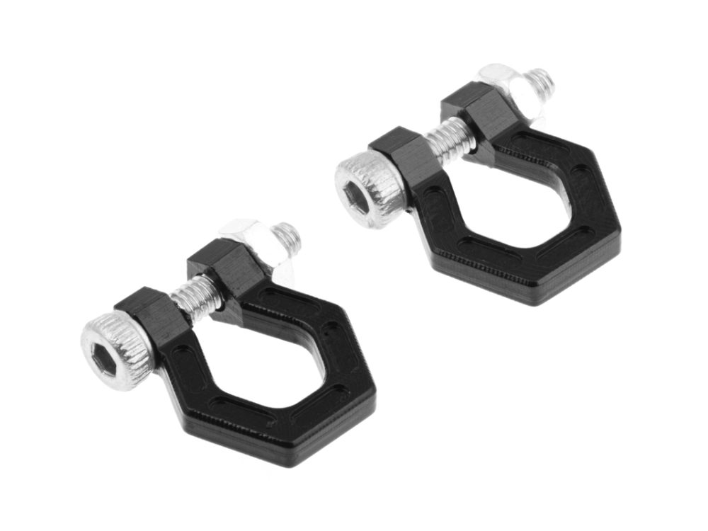 CNC Aluminium-Schleppösen schwarz für RC-Crawler 1/10 | # KAV52.1.180