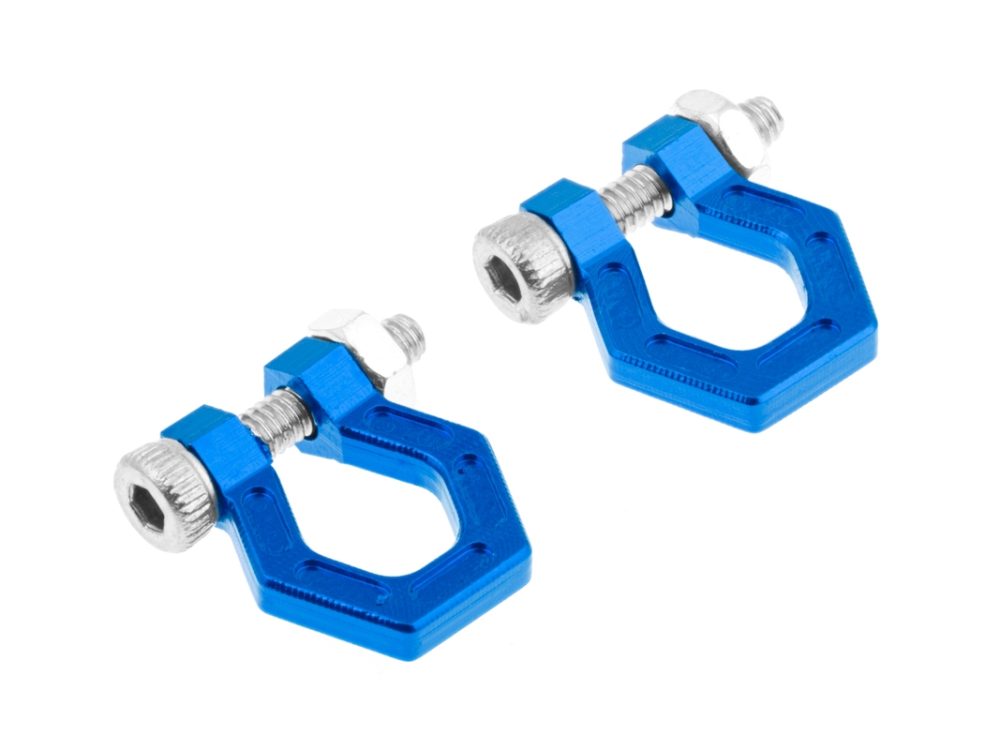 CNC Aluminium-Schleppösen blau für RC-Crawler 1/10 | # KAV52.1.179