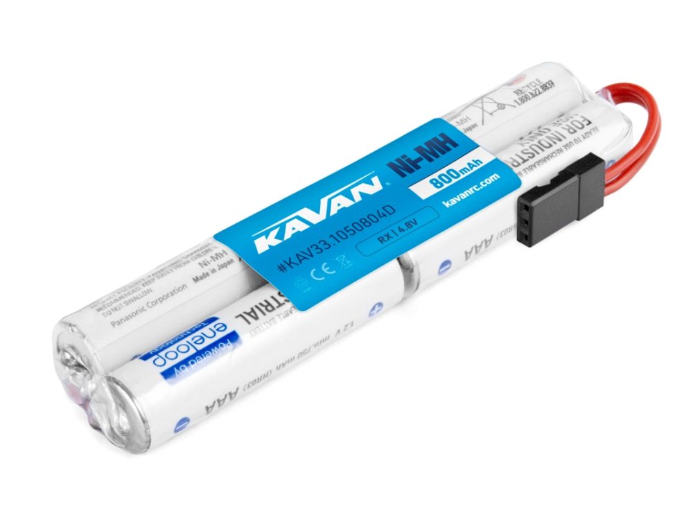 4.8V 800 AAA ENELOOP Sanyo RX 4-Zellen-Empfängerpack (lang) | # KAV33.1050804D