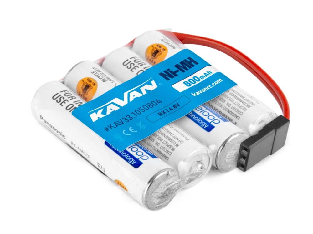 4.8V 800 AAA ENELOOP Sanyo RX 4-Zellen-Empfängerpack (flach) | # KAV33.1050804