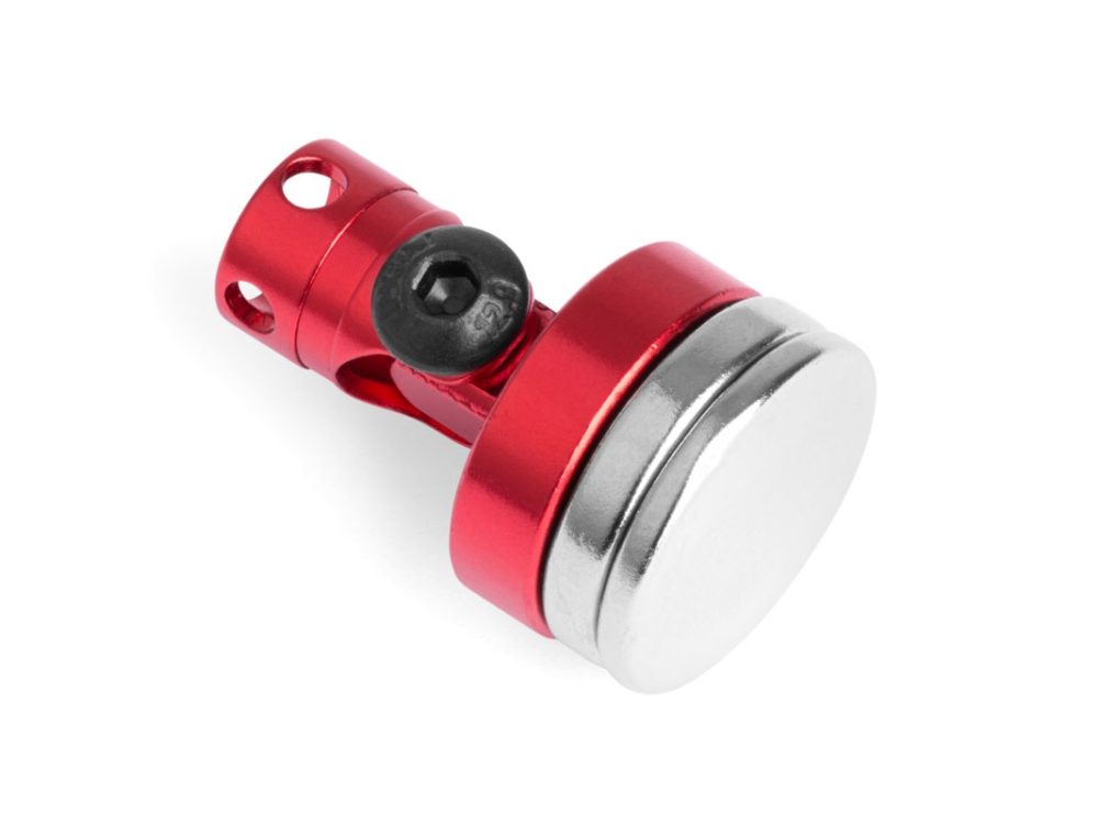 Aluminium Magnet-Karosseriehalter rot 1/10 | # KAV52.1.209