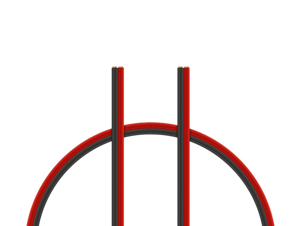 Kabel Doppelleitung 2x0