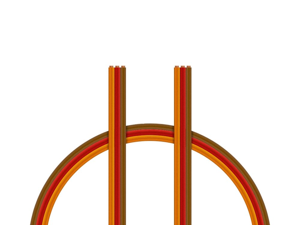 Kabel dreiadrig flach dünn JR 0.14mm2 (PVC) | # KAV36.3008