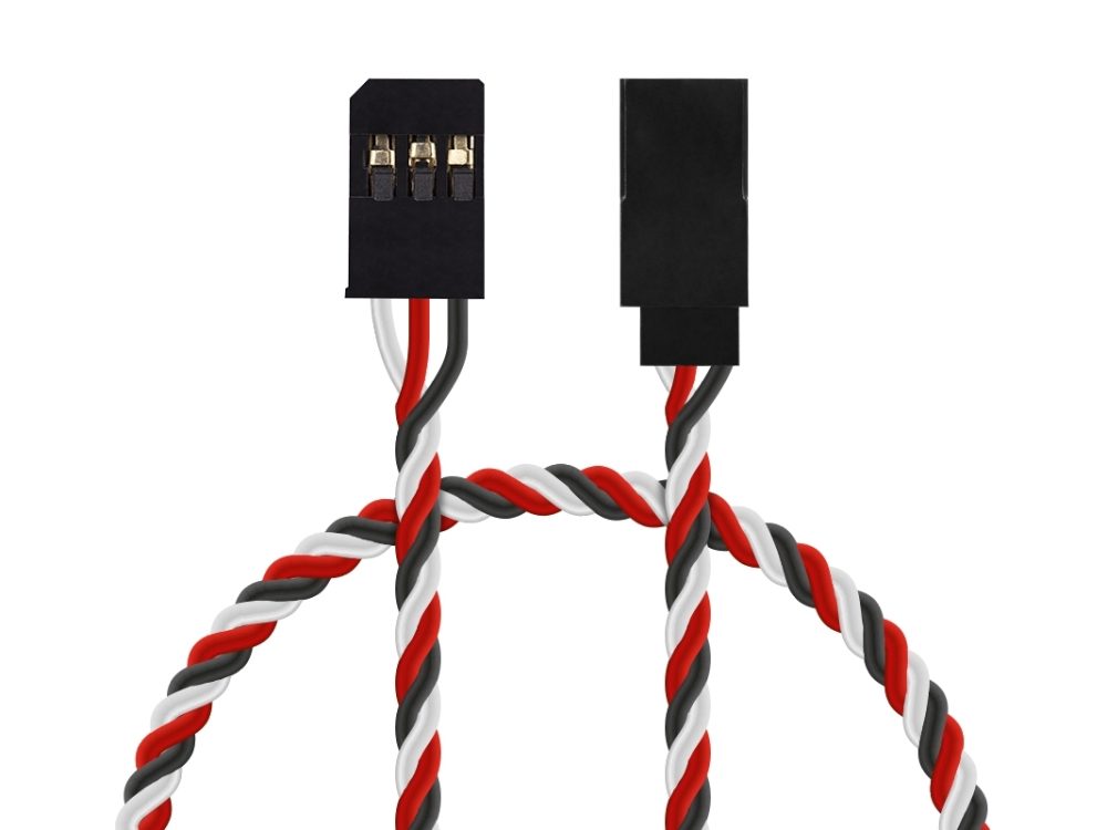 Verlängerungskabel verdrillt 60cm FUT (PVC) | # KAV36.2002