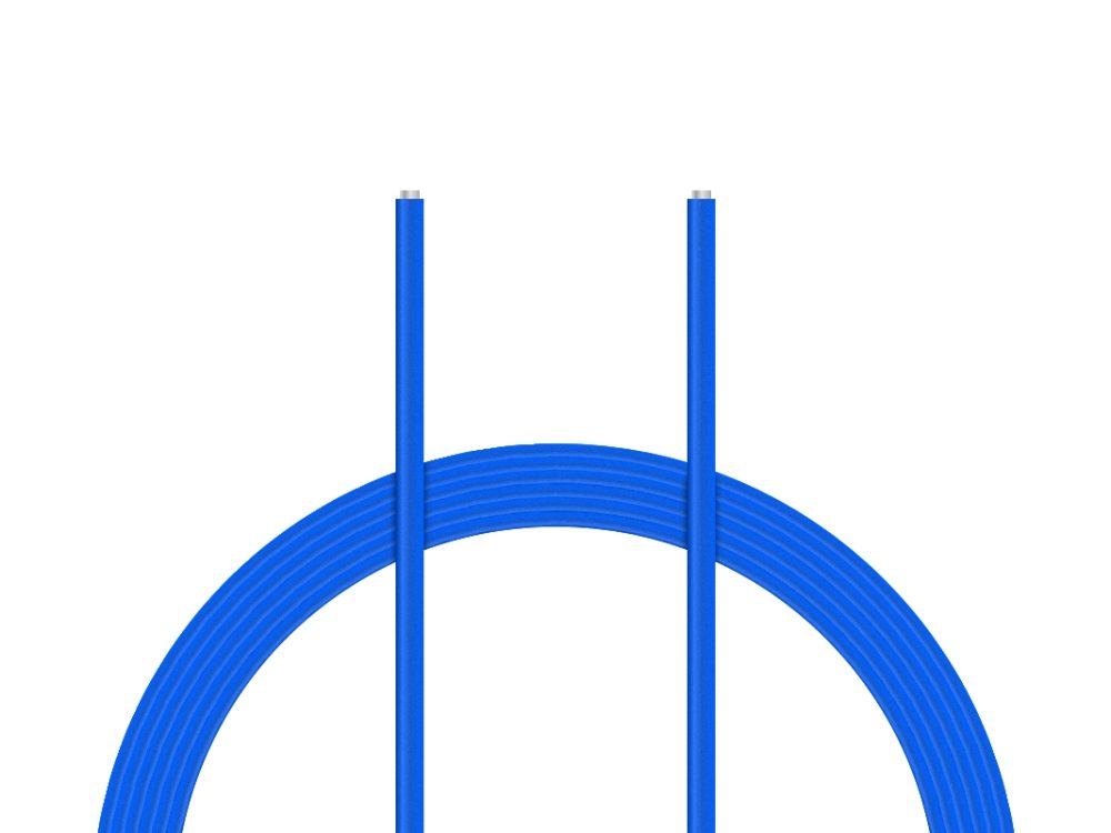 Kabel PVC 0.055mm2 10m (blau) | # KAV36.3021BL