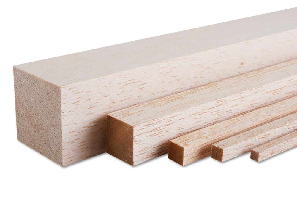 Balsaleiste 15x15x1000mm | # KAV60.1311515