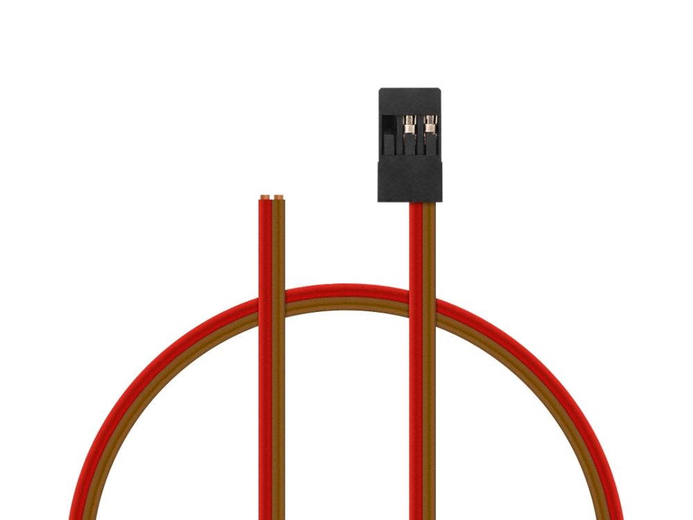 Versorgungskabel Rx Akku JR (PVC) | # KAV36.2225