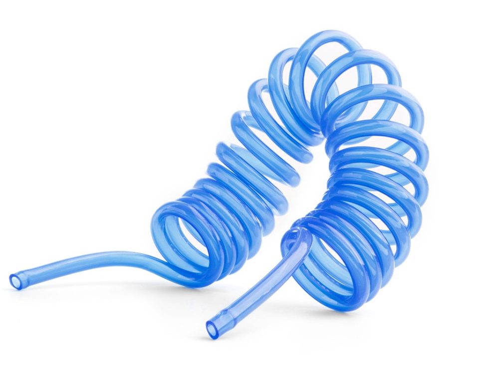 Gedrehter Benzinschlauch 5x3mm Blau | # KAV50.1035B