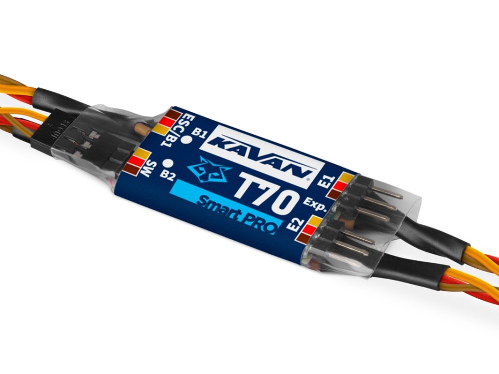 KAVAN Smart PRO T70-JR Doppelbatterie-Weiche mit Telemetrie-Expander | # KAV16.21527