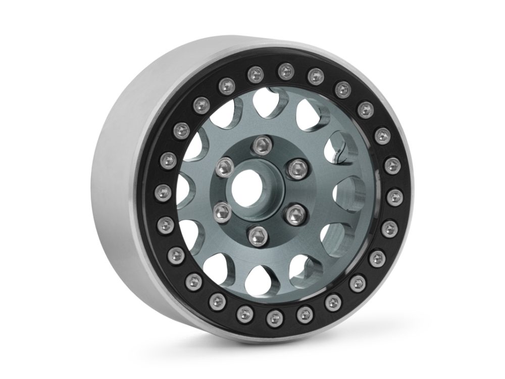 1.9" Aluminium-Beadlock-Felgen silbern für RC-Crawler 1/10 (2 Stück) | # KAV52.2.003