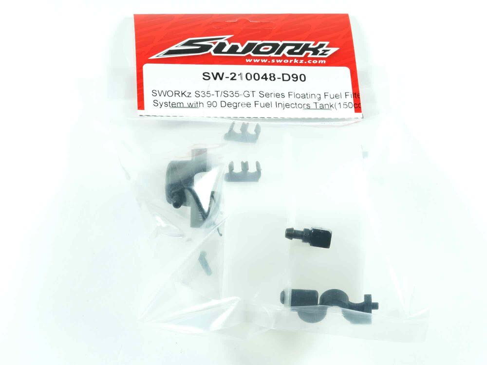 SWORKz Tank mit 90° Anschluss komplett 150ccm | # SW210048D90