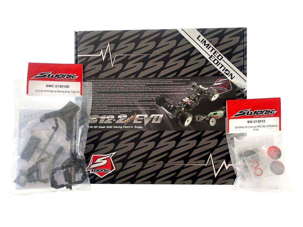SWORKz S12-2D EVO LIMITED (Dirt Edition) 1/10 2WD EP Off Road Racing Buggy Pro Kit | # SW910033DEL